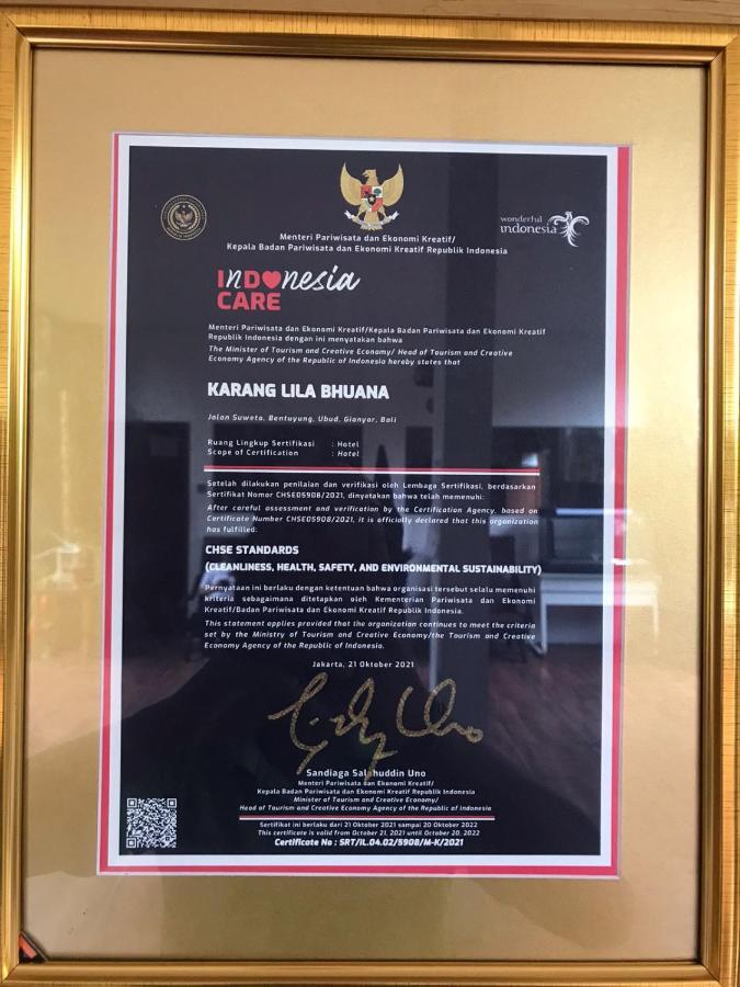Karang Lila Bhuana Ubud Exterior photo